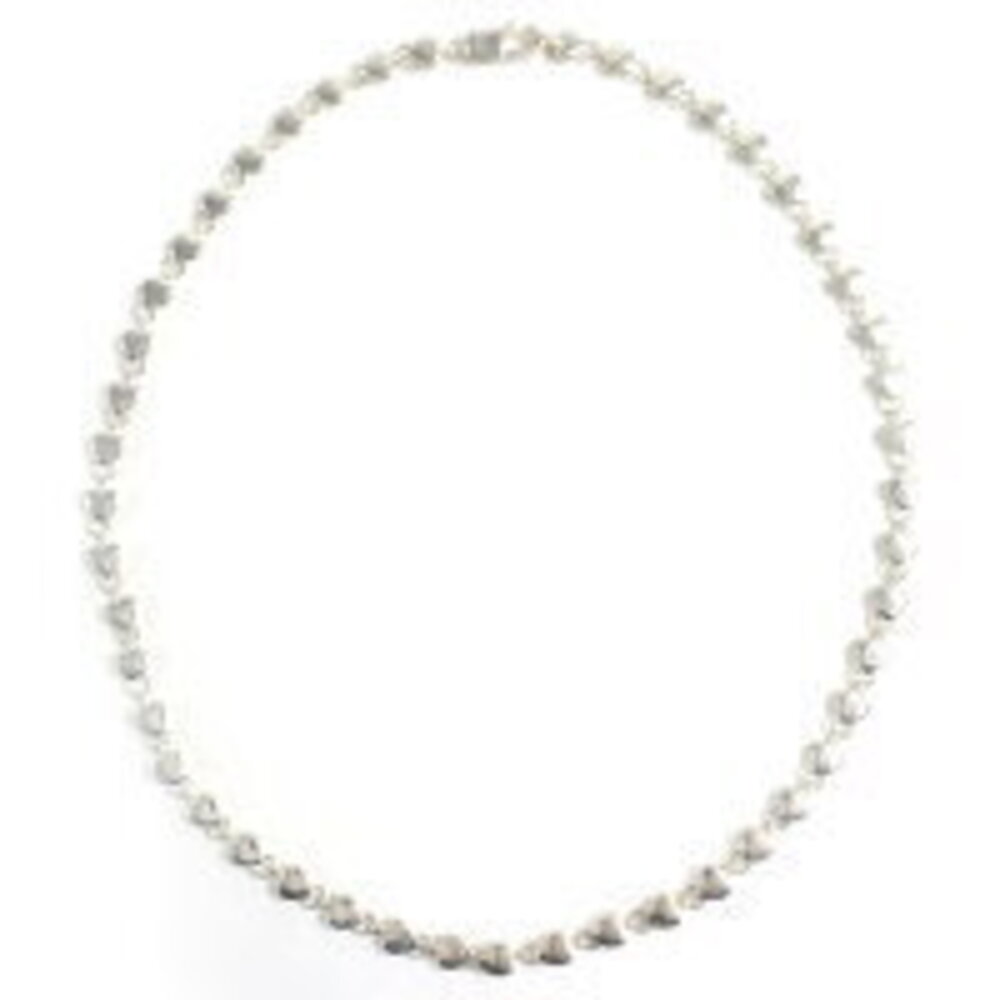 TIFFANY Co Puff Heart Necklace Sterling Silver